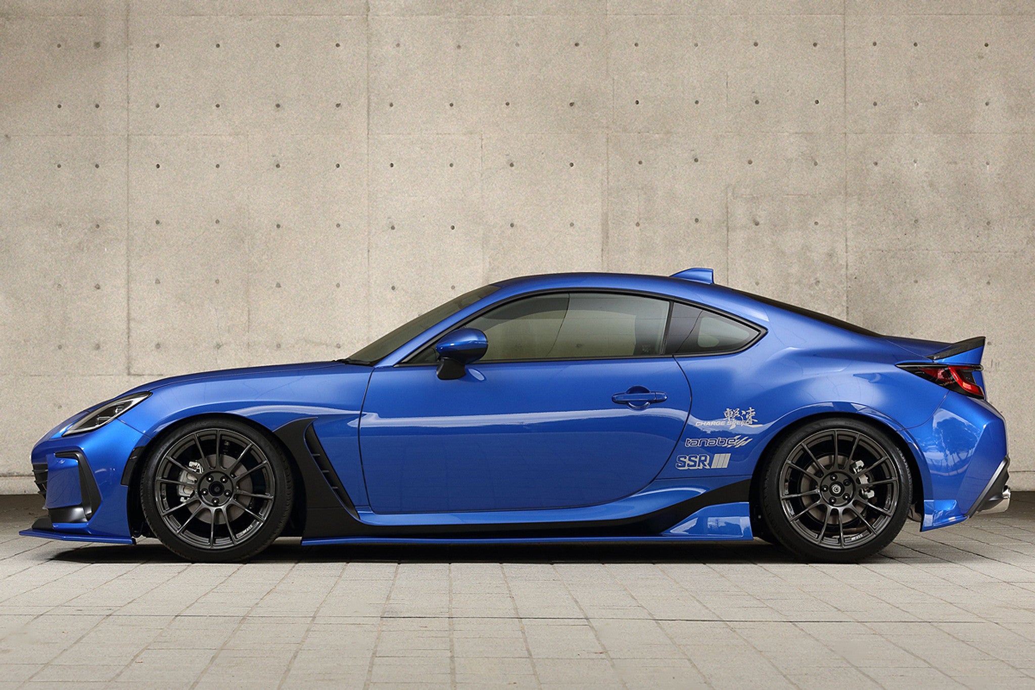 Charge Speed 2022-2026 Subaru BR-Z ZD8 & Toyota GR86 All Models Bottom Lines Type 1 FRP Rear Caps (Pair)