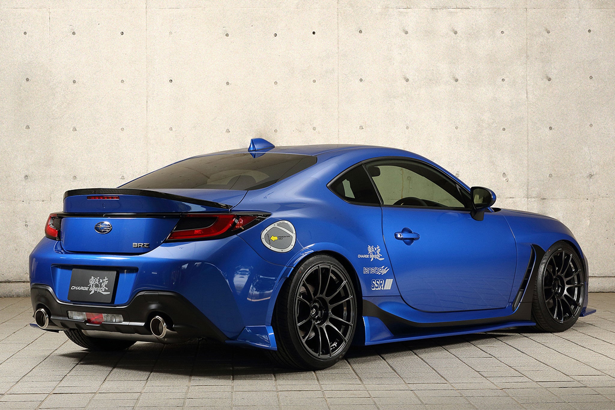 Charge Speed 2022-2026 Subaru BR-Z ZD8 & Toyota GR86 All Models Bottom Lines Type 1 FRP Side Skirts (Pair)