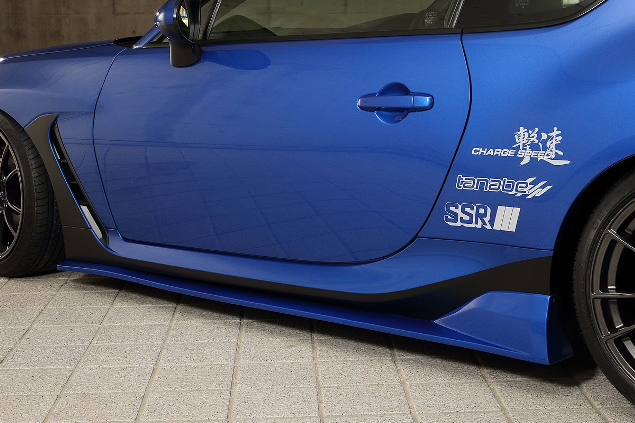 Charge Speed 2022-2026 Subaru BR-Z ZD8 & Toyota GR86 All Models Bottom Line Type 1 Carbon Side Skirts (Pair)