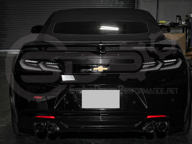 2016-2018 Chevrolet Camaro | C8 Style Sequential Signal LED Rear Taillights Pair (Clear / Red / Smoke Lens)