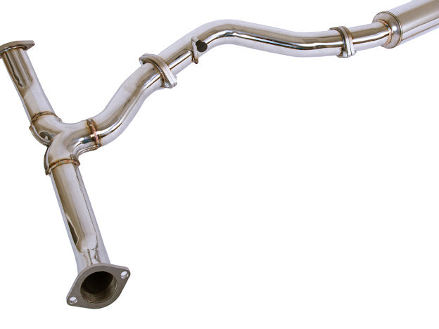 2015-2021 SUBARU WRX STI | MUFFLER DELETE QUAD TIPS CAT-BACK EXHAUST WITH CHROME TIPS
