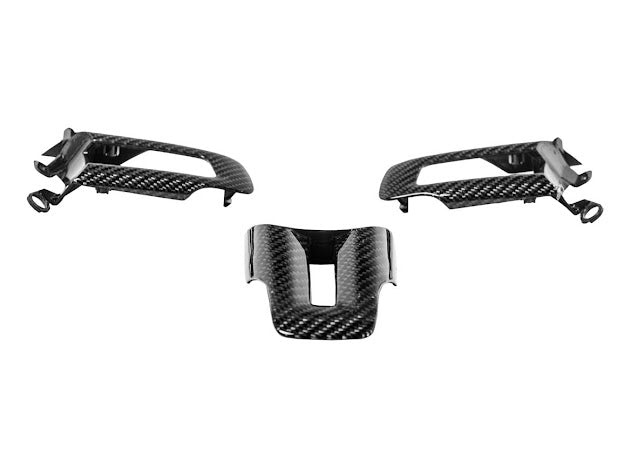 2015-2023 FORD MUSTANG S550 | CARBON FIBER STEERING WHEEL BUTTON COVER
