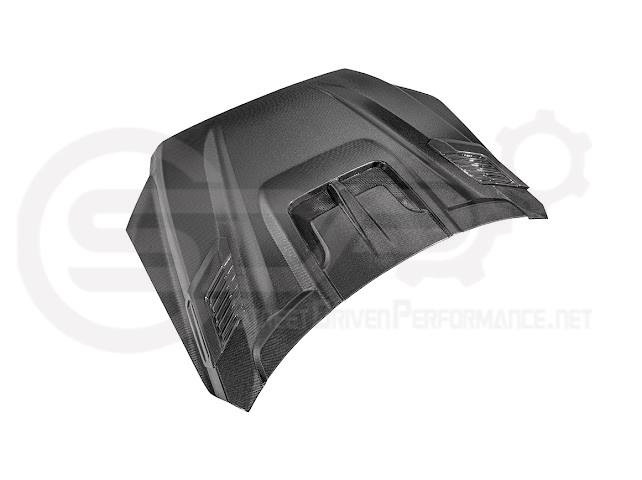 2022-UP TOYOTA TUNDRA | SDP CARBON FIBER FRONT VENTED HOOD WITH SIDE VENTS