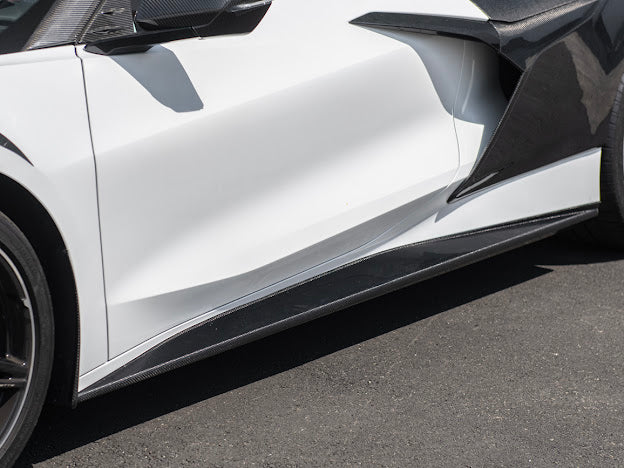 2020+ CHEVROLET CORVETTE C8 | SDP PERFORMANCE STYLE SIDE SKIRTS ROCKER PANELS GROUND EFFECTS