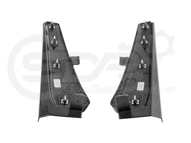 2023-UP CORVETTE C8 E-RAY, Z06, & ZR1 | FACTORY EXTENDED XL VERSION 2 FRONT & REAR MUD FLAPS SPLASH GUARD PAIR