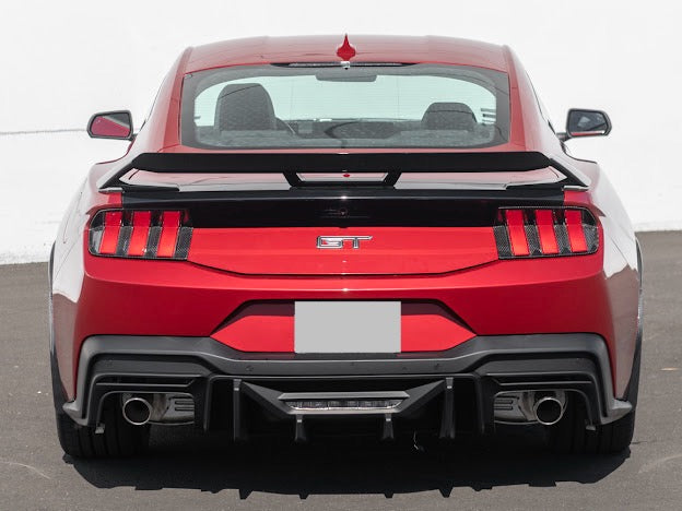 2024-Up Ford Mustang S650 | GT Style Rear Trunk Wing Wickerbill Spoiler