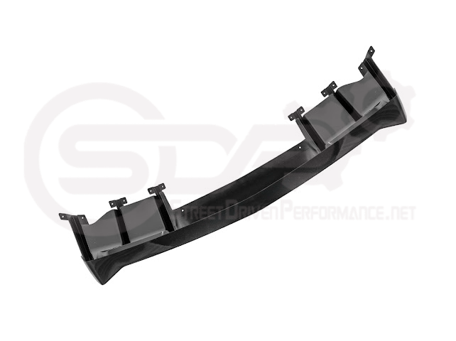 2023-UP CORVETTE C8 Z06 | GLOSSY BLACK REAR BUMPER FINNED DIFFUSER