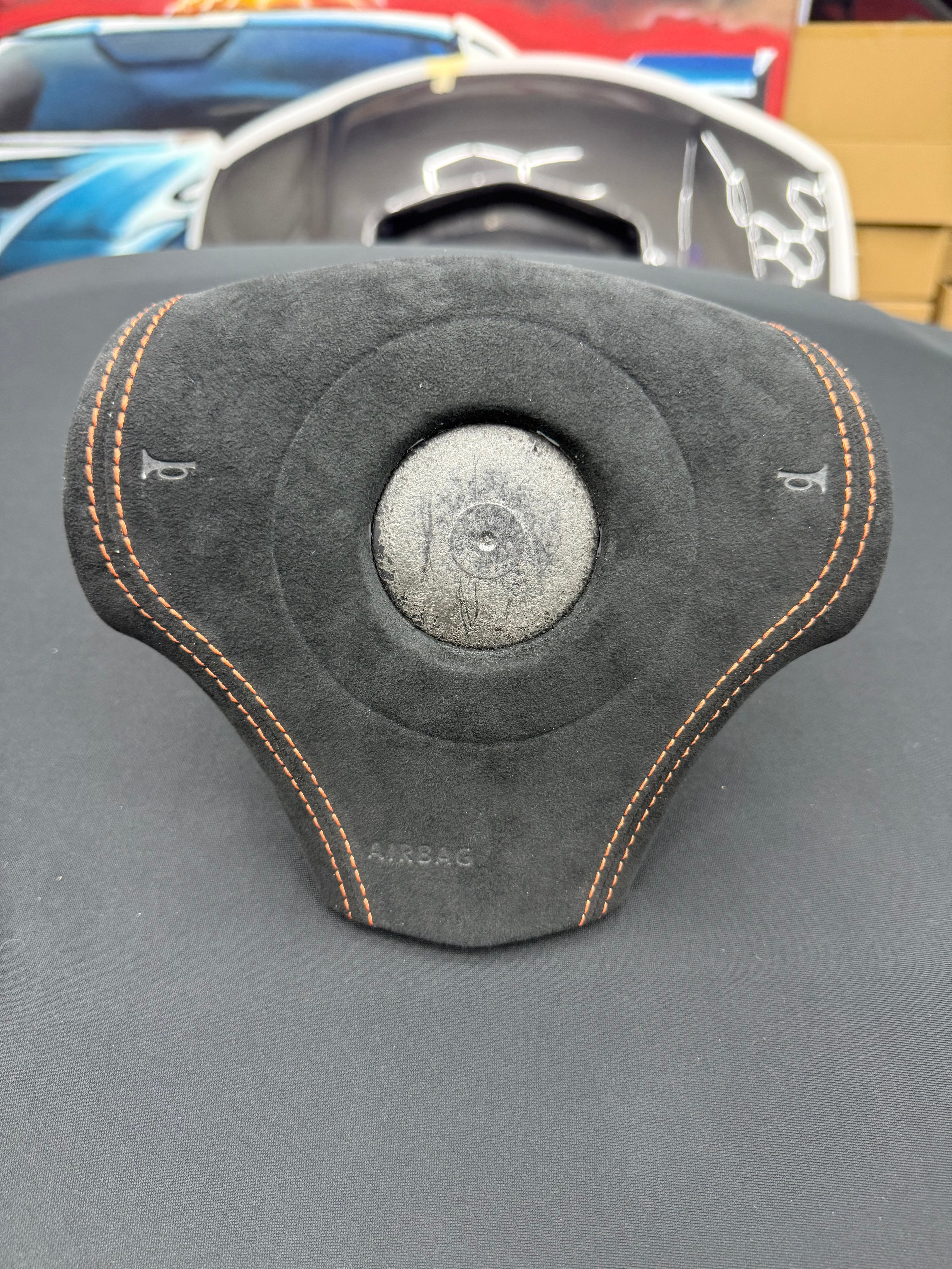 2005 - 2013 Chevrolet Corvette C6 - Airbag Cover for Steering Wheel (IN STOCK NO WAIT TIMES)