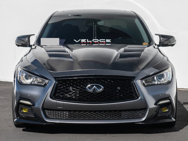 2014-UP INFINITI Q50 CARBON FIBER FRONT HOOD