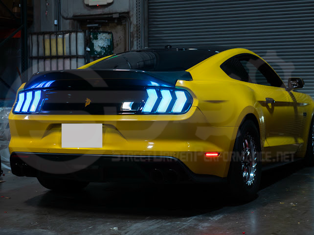 2015-2023 FORD MUSTANG S550 | EURO RGB SEQUENTIAL SIGNAL LED XB REAR TAILLIGHTS PAIR