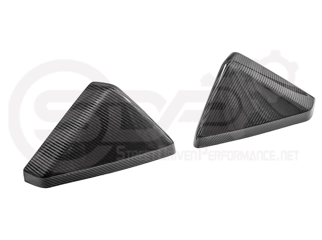 2024-Up Tesla Cybertruck | Factory Style Carbon Fiber Side Mirror Covers Pair