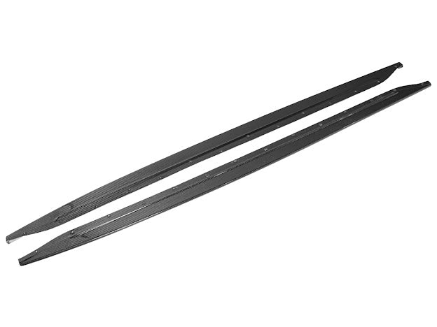 2021-Up BMW G82 G83 M4 M-Performance Extended Style | CARBON FIBER *ADD-ON* Side Skirts Extension Rocker Panel Ground Effects