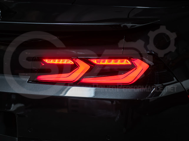 2014-2015 CHEVROLET CAMARO | GM C8 CORVETTE STYLE SEQUENTIAL SIGNAL LED REAR TAILLIGHT PAIR (CLEAR OR SMOKE TINTED LENSES)