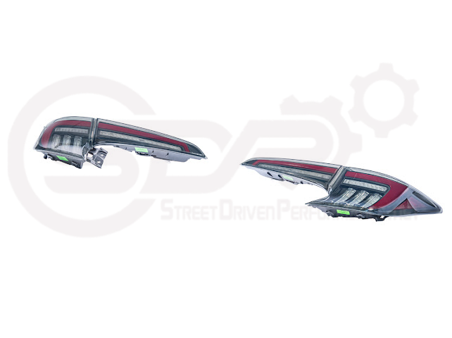 2019-UP COROLLA HATCHBACK GR SEQUENTIAL SIGNAL LED CLEAR REAR TAILLIGHTS PAIR