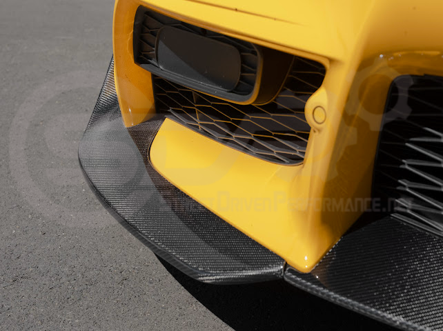 2020-Up Toyota GR Supra A90 A91 | A91 Package CARBON FIBER 3 Piece Front Bumper Lip Splitter Ground Effects
