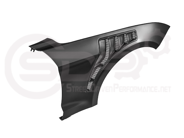 2018-2023 FORD MUSTANG GT500 KR STYLE FRONT SIDE VENTED FENDERS PAIR