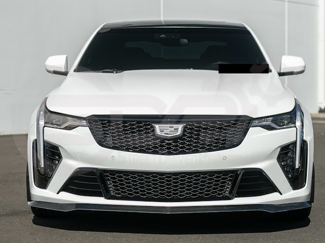 2020-Up Cadillac CT4-V Blackwing | CARBON FIBER Front Splitter Side Wheel Arches Pair