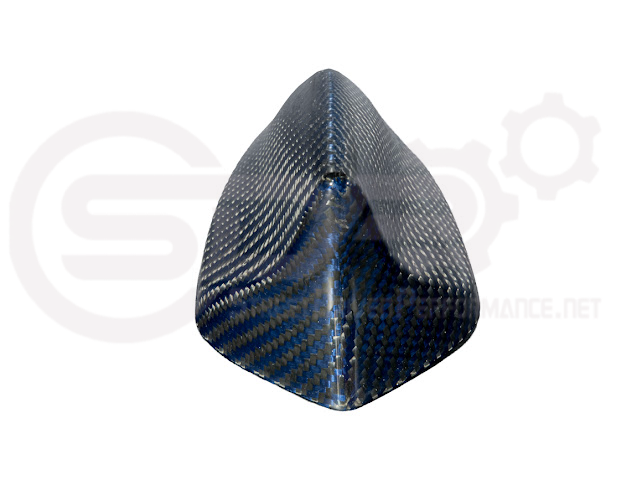 2014-Up Cadillac ATS CTS CT4 CT5 Blue Carbon Fiber Shark Fin Antenna Cover