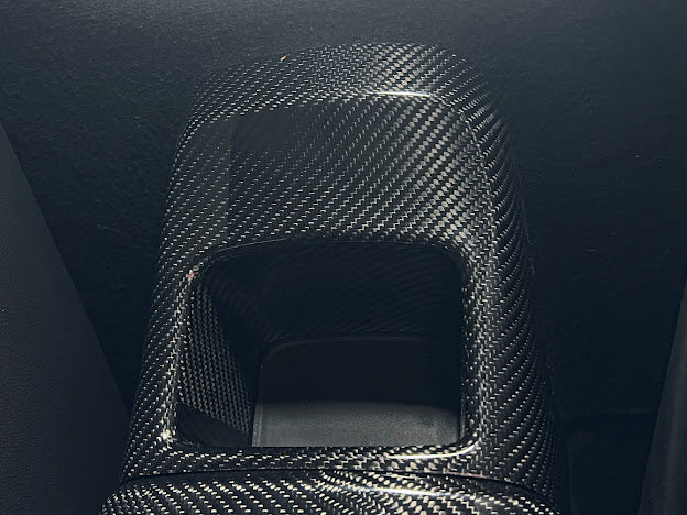 2020-Up Toyota GR Supra A90 A91 | Factory Style CARBON FIBER Rear Center Storage Compartment Cover