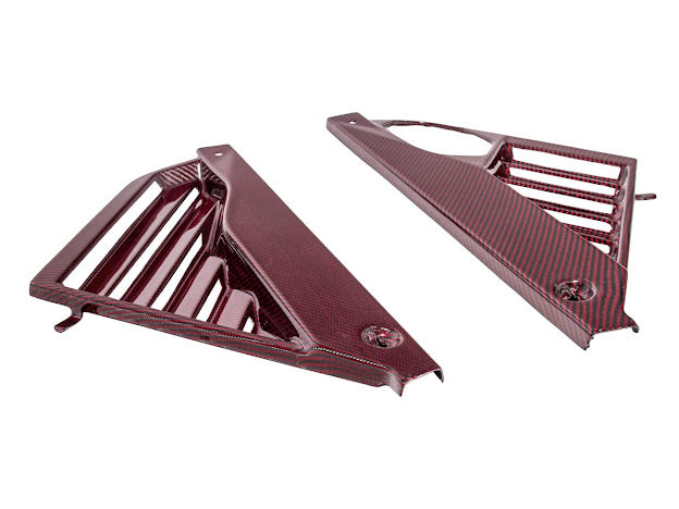 2023-Up Corvette C8 Z06 Coupe | RED CARBON FIBER Engine & Bay Panel Cover