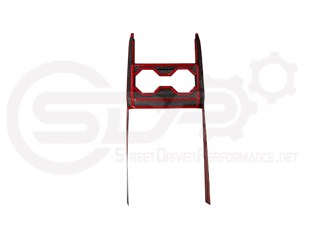 2024-Up Tesla Cybertruck | Interior DRY Carbon Fiber Center Cup Holder Trim Cover