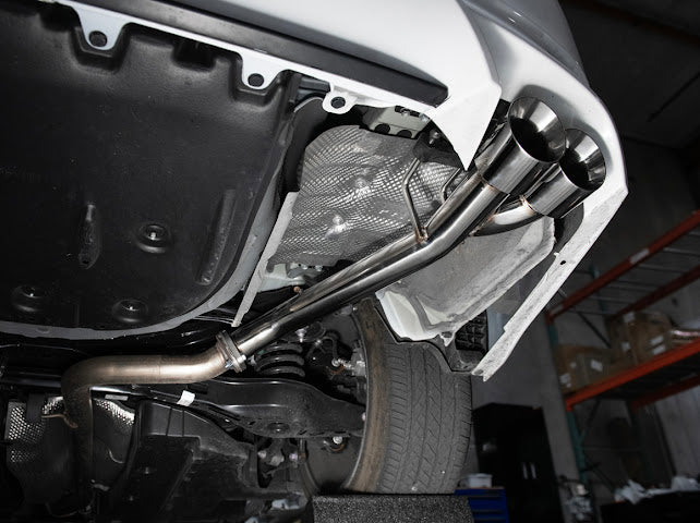2018-2024 Toyota Camry SE FWD | T-304 Muffler Delete Single Exit Axle Back Exhaust (Chrome or Burnt Blue Tips)