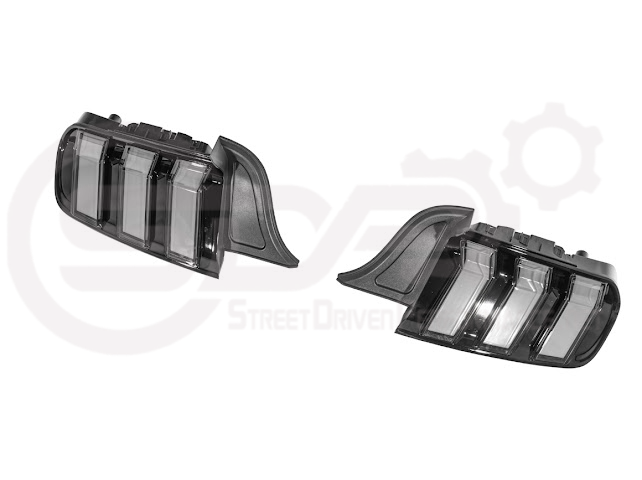 2015-2023 FORD MUSTANG S550 | EURO RGB SEQUENTIAL SIGNAL LED XB REAR TAILLIGHTS PAIR