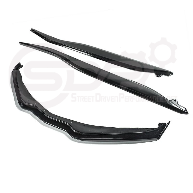 2014-2019 CORVETTE C7 STINGRAY & Z51 | FRONT SPLITTER LIP & SIDE SKIRTS ROCKER PANELS GROIND EFFECTS