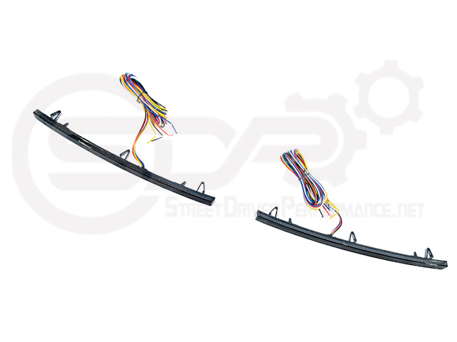 2014-2019 Chevrolet Corvette C7 | Rear Diffuser Smoke or Clear Lens LED Reflector Light Pair