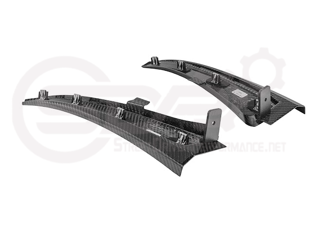 2023-UP CORVETTE C8 E-RAY, Z06, & ZR1 | FACTORY EXTENDED XL VERSION 2 FRONT & REAR MUD FLAPS SPLASH GUARD PAIR