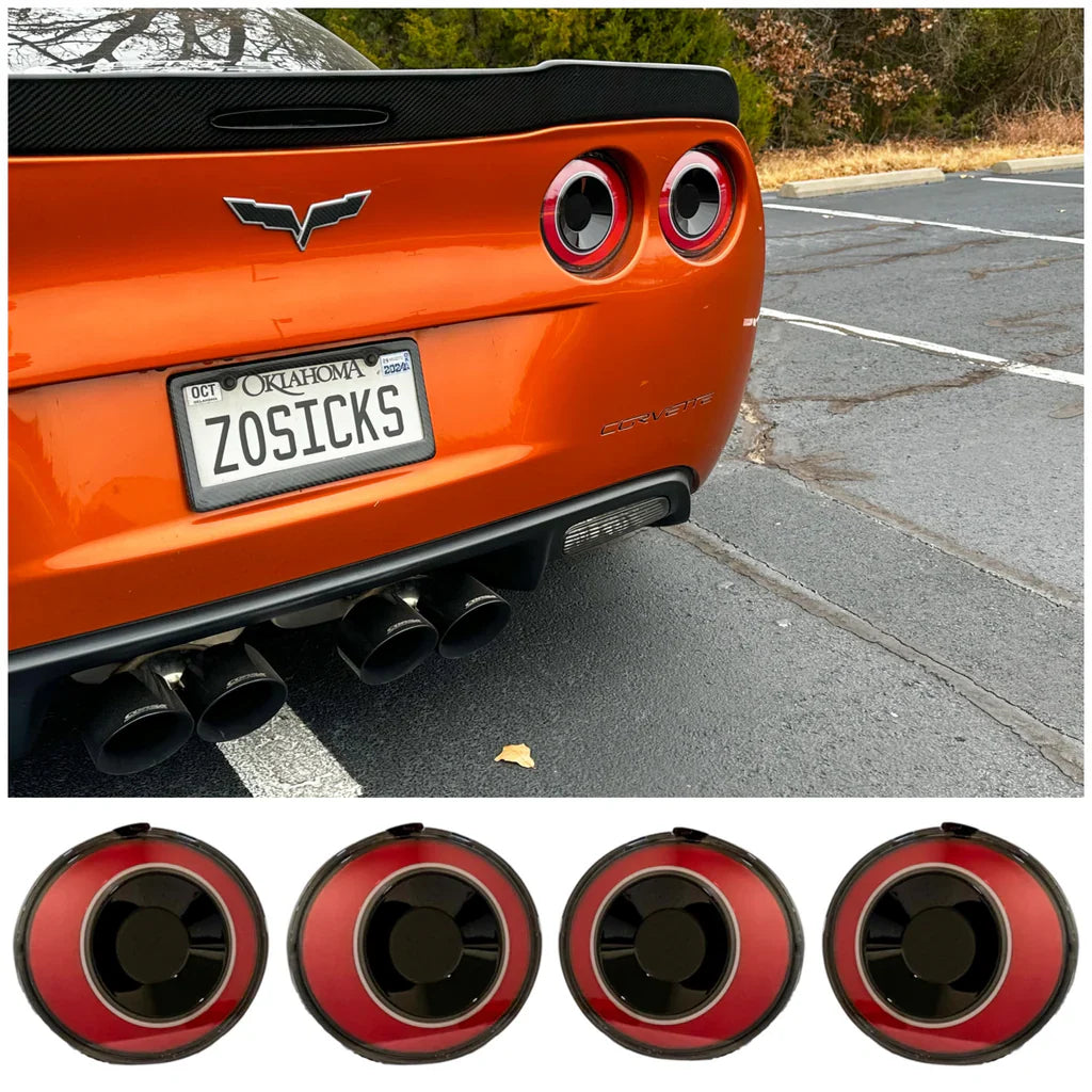 2005-2013 CORVETTE C6 | INFIRAI LED TAIL LIGHTS PAIR (SMOKED, RED, RED/SMOKED)