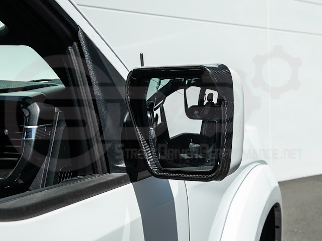 2021-UP FORD F-150 | CARBON FIBER FACTORY STYLE SIDE MIRROR FRAMES PAIR