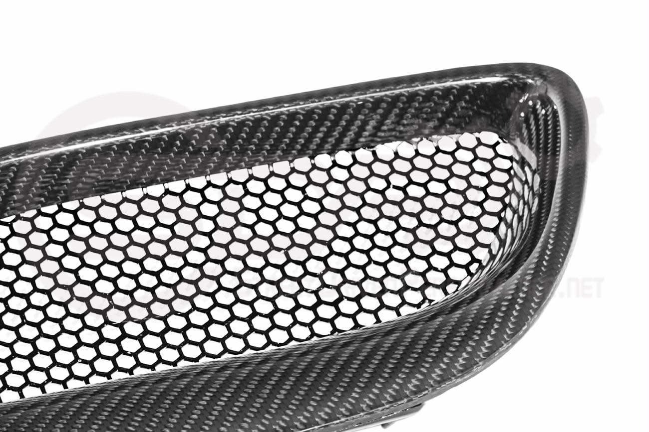 2004-2006 Pontiac GTO | CARBON FIBER Front Bumper Grille Inserts Replacement (PAIR)