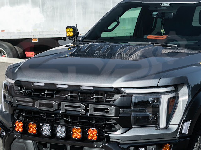 2021-UP FORD F-150 RAPTOR CARBON FIBER FRONT HOOD