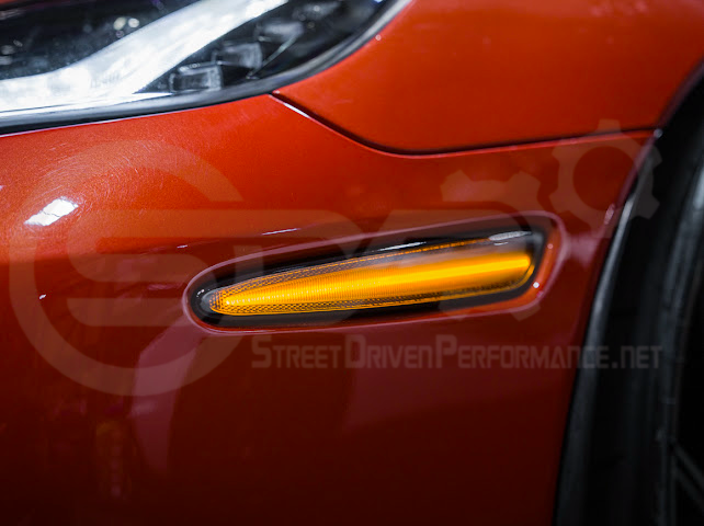 2005-2013 Chevrolet Corvette C6 | Amber Light LED Side Fender Markers Pair (Front and / or Rear) {Clear, Amber, Red, or Smoke Lenses}
