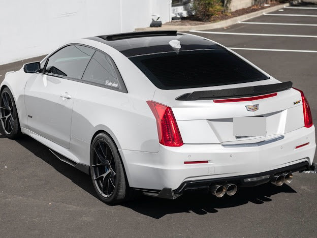 2016-2019 Cadillac ATS-V COUPE  | Wickerbill Trunk Spoiler Wing Carbon Fiber