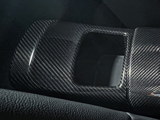 2020-Up Toyota GR Supra A90 A91 | Factory Style CARBON FIBER Rear Center Storage Compartment Cover