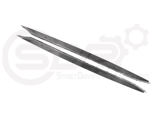 2021-UP BMW G80 M3 SEDAN | 3D STYLE CARBON FIBER ADD-ON SIDE SKIRTS ROCKER PANEL EXTENSION GROUND EFFECTS