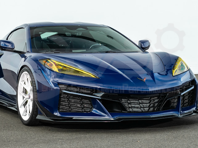 2023-UP CORVETTE C8 Z06, E-RAY, ZR1 | Z07 PERFORMANCE PACKAGE CARBON FIBER FRONT BUMPER SIDE CANARDS DRIVE PLANES PAIR