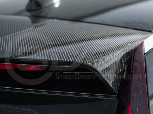*IMPERFECTION / DISCOUNTED* 2009-2015 Cadillac CTS-V V2 Wagon - Carbon Fiber Trunk Lid Spoiler / Wing