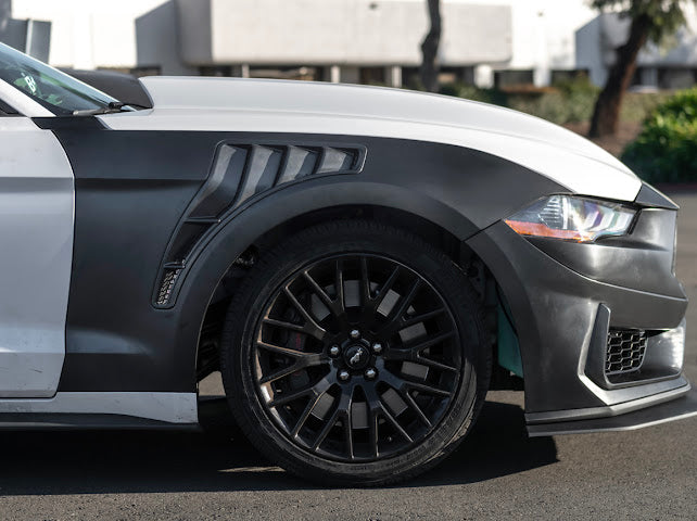 2018-2023 FORD MUSTANG | GT350 STYLE FRONT SIDE VENTED FENDERS