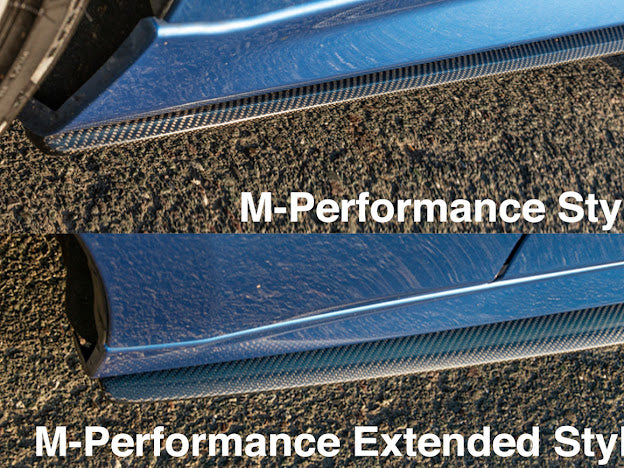 2012-2018 BMW F30 / F31 3-Series | M-Sport EXTENDED Style CARBON FIBER Side Skirts Rocker Panel Ground Effects