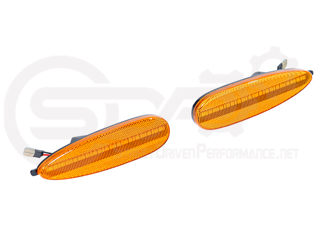 2004-2006 Pontiac GTO | Front Clear / Red / or Black Lens Amber Light LED Side Markers Pair