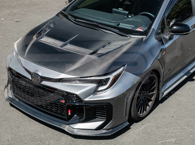 2023-UP TOYOTA GR COROLLA | JDM VRS STYLE FRONT AIR VENTED HOOD