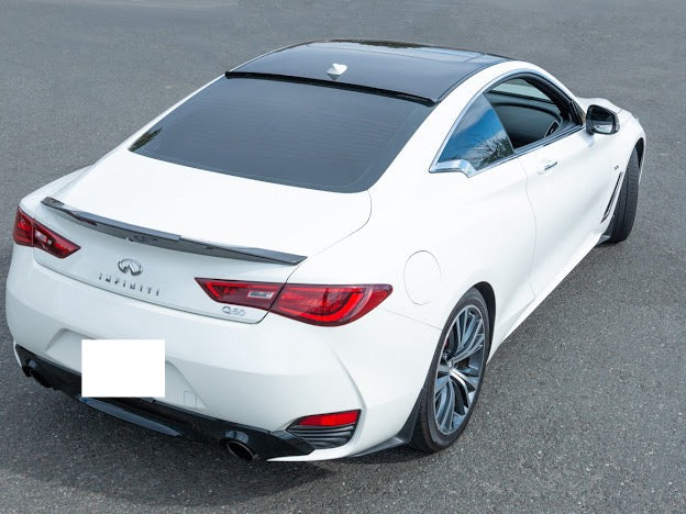 2017-UP INFINITI Q60 CARBON FIBER HIGH KICK REAR SPOILER WING