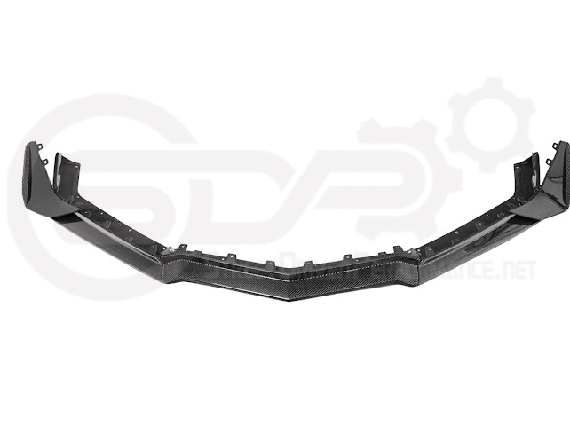 2023+ CHEVROLET CORVETTE C8 Z06 & E-RAY | Z07 PERFORMANCE PACKAGE CARBON FIBER LIP SPLITTER GROUND EFFECTS WITH NO DRILL CANARDS