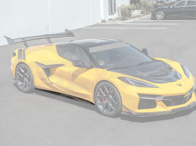2023-UP CHEVROLET CORVETTE C8 Z06 & E-RAY | SDP PERFORMANCE TRACK STYLE SIDE SKIRTS ROCKER PANEL GROUND EFFECTS