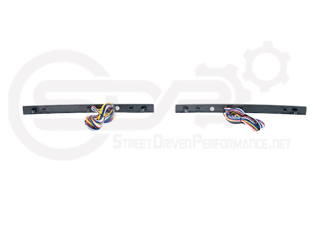 2014-2019 Chevrolet Corvette C7 | Rear Diffuser Smoke or Clear Lens LED Reflector Light Pair