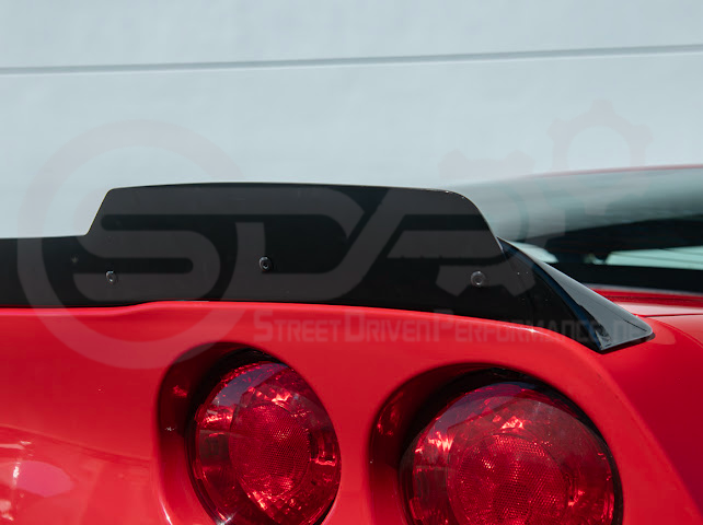 2005-2013 Corvette C6 | ZR1 Extended Style Rear Wing Wickerbill Spoiler (Matte or Gloss Black)