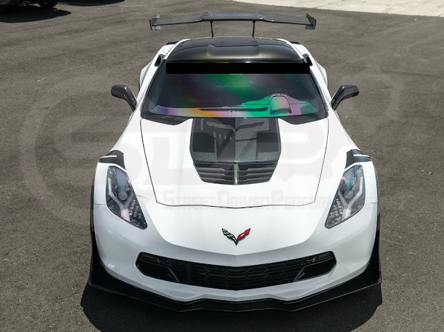 2014-2019 CORVETTE C7 BASE | JAKE SKULL LOGO HOOD VINYL DECAL STRIPE